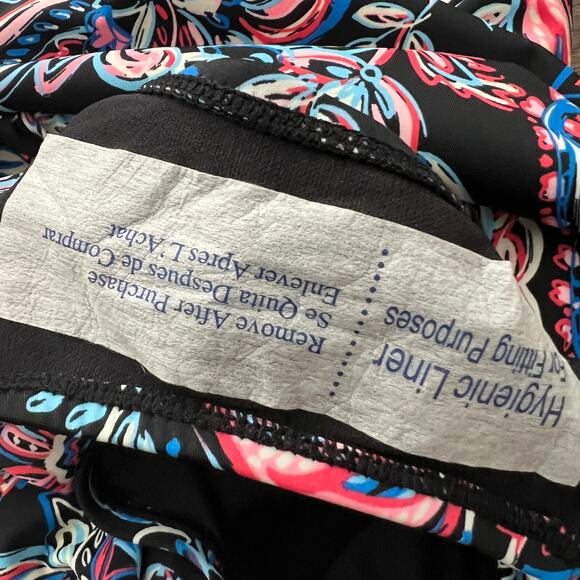 Time&Tru Womens Carnival Paisley Halter Multicolor One Piece Swimsuit Small NWT - Picture 7 of 7